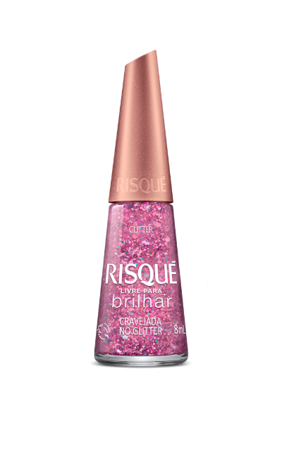 Risqué Livre Pra Brilhar Cravejada No Glitter